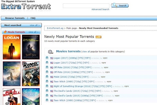 ExtraTorrent Clones